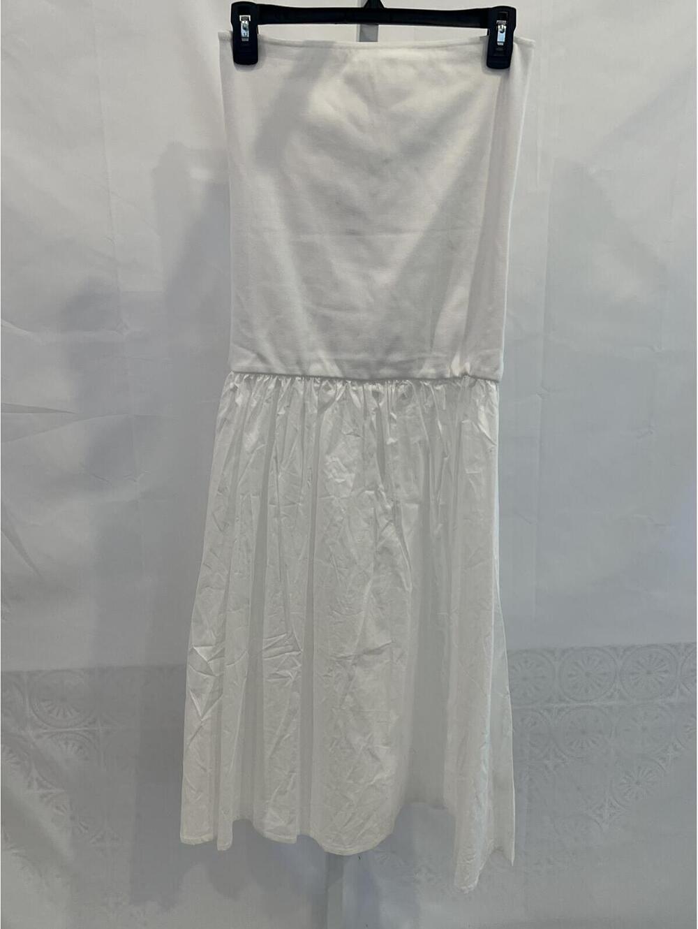 WeWoreWhat Ribbed Midi Dress in White - Picture 4 of 8